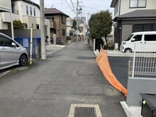 【東京都/三鷹市上連雀】三鷹15期 売地 前面道路：西側私道 幅員約4.0ｍ　反対側