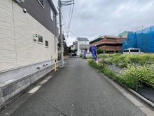 【東京都/三鷹市牟礼】建築条件なし売地4号地/全6区画 前面道路