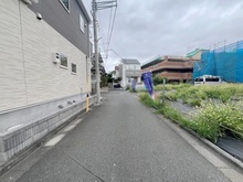 【東京都/三鷹市牟礼】建築条件なし売地3号地/全6区画 前面道路