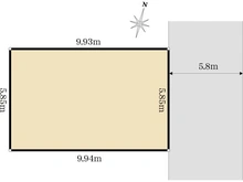 【大阪府/大阪市城東区鴫野西】大阪市城東区鴫野西5丁目　土地 区画図