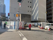 【大阪府/大阪市北区曾根崎】大阪市北区曽根崎　事業用地 現地