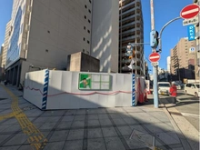 【大阪府/大阪市北区曾根崎】大阪市北区曽根崎　事業用地 現地