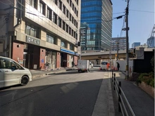 【大阪府/大阪市北区曾根崎】大阪市北区曽根崎　事業用地 前面道路