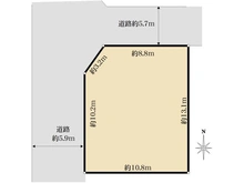 【大阪府/高槻市弥生が丘町】高槻市弥生が丘町土地 区画図