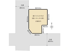 【大阪府/大阪市東住吉区駒川】大阪市東住吉区駒川1丁目_土地 区画図