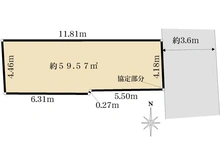 【東京都/大田区上池台】大田区上池台5丁目　A区画売地 区画図