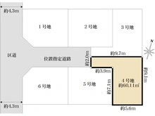 【東京都/大田区中央】大田区中央3丁目売地4号地 区画図