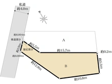 【東京都/世田谷区中町】世田谷区中町2丁目売地B区画 区画図