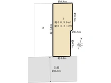 【東京都/葛飾区金町】葛飾区金町2丁目　1区画 区画図