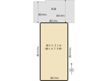 【東京都/葛飾区西亀有】葛飾区西亀有2丁目　1区画 区画図