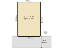 【東京都/足立区古千谷本町】足立区古千谷本町3丁目　 区画図