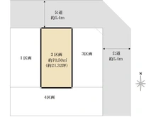 【東京都/江戸川区松江】江戸川区松江2丁目　2号棟 区画図
