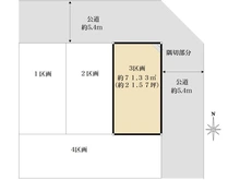 【東京都/江戸川区松江】江戸川区松江2丁目　3号棟 区画図