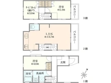 【東京都/葛飾区東堀切】葛飾区東堀切3丁目 区画図