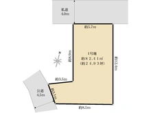 【東京都/葛飾区新小岩】葛飾区新小岩三丁目　売地 区画図