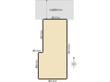 【東京都/墨田区東駒形】墨田区東駒形3丁目 土地 区画図