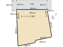 【東京都/墨田区向島】墨田区向島3丁目 土地 区画図