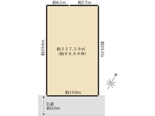 【東京都/多摩市桜ヶ丘】多摩市桜ケ丘一丁目売地 区画図