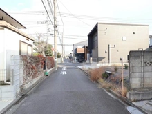 【東京都/多摩市一ノ宮】多摩一ノ宮4丁目1号地 前面道路