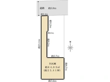 【東京都/杉並区永福】WM永福3丁目PartI B区画 区画図