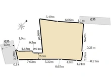 【東京都/調布市緑ケ丘】調布市緑ヶ丘一丁目　売地 区画図