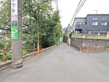 【神奈川県/横浜市港南区上大岡東】港南区上大岡東1丁目　売地 前面道路