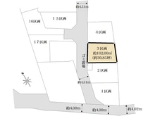 【神奈川県/茅ヶ崎市今宿】茅ヶ崎市今宿　売地　3区画/全18区画 区画図