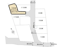【神奈川県/茅ヶ崎市今宿】茅ヶ崎市今宿　売地　16区画/全18区画 区画図