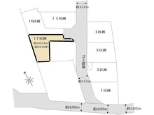 【神奈川県/茅ヶ崎市今宿】茅ヶ崎市今宿　売地　17区画/全18区画 区画図