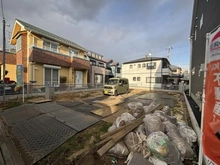 【神奈川県/茅ヶ崎市香川】茅ヶ崎市香川5丁目　土地 現地：写真中央