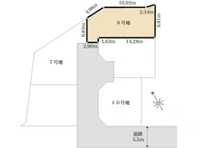 【神奈川県/横浜市泉区上飯田町】泉区上飯田町　売地　8号地/全15号地 区画図