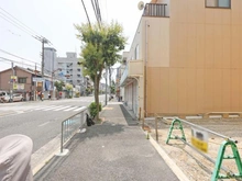 【大阪府/吹田市片山町】吹田市片山町4丁目　事業用地 前面道路