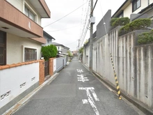 【大阪府/吹田市千里山西】吹田市千里山西 売地 前面道路