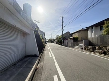 【大阪府/吹田市山田西】吹田市山田西三丁目　売土地 前面道路