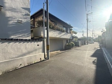 【大阪府/箕面市桜ケ丘】箕面市桜ケ丘3丁目　売土地 前面道路：全1区画　左中央