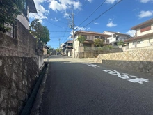 【大阪府/箕面市粟生新家】粟生新家5丁目　売土地 前面道路