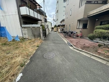 【大阪府/吹田市朝日町】吹田市朝日町　売地 前面道路