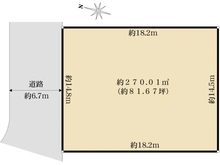 【大阪府/吹田市山田西】山田西3丁目　売土地 区画図