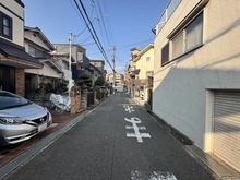 【大阪府/吹田市朝日が丘町】吹田市朝日が丘町　売土地 前面道路