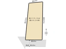 【兵庫県/西宮市前浜町】西宮市前浜町　売土地 区画図