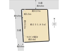 【兵庫県/西宮市仁川町】西宮市仁川町二丁目　売地　1号地 区画図