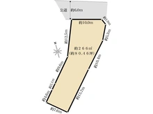 【兵庫県/西宮市荒木町】西宮市荒木町　売土地 区画図