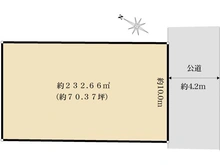 【兵庫県/宝塚市野上】宝塚市野上3丁目　売土地 区画図