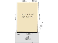【兵庫県/神戸市東灘区甲南台】神戸市東灘区甲南台　売土地 区画図