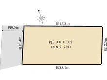 【神奈川県/横浜市青葉区青葉台】青葉区青葉台2丁目　土地 区画図