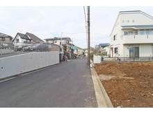 【神奈川県/横浜市青葉区柿の木台】青葉区柿の木台　売地 前面道路