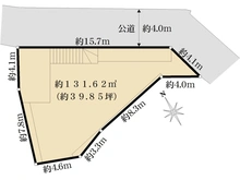 【神奈川県/横浜市神奈川区三ツ沢東町】三ツ沢東町　売地 区画図