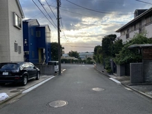 【神奈川県/横浜市青葉区市ケ尾町】青葉区市ケ尾町　売地　No.1 前面道路