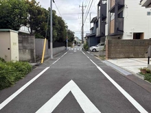 【東京都/杉並区下井草】杉並区下井草四丁目売地 前面道路