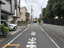 【東京都/杉並区下井草】杉並区下井草四丁目売地 前面道路